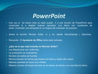 Power point 2007 conceptos basicos | PPTX