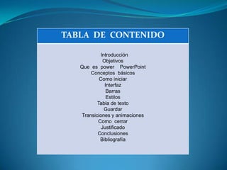 Power point 2007 conceptos basicos | PPTX