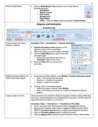 Powerpoint 2007 user_guide | PDF
