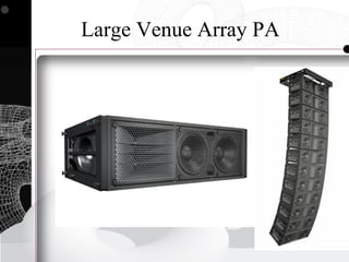 Large Venue Array PA
 