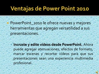 Como Ingresar a PowerPoint 2010,[object Object]