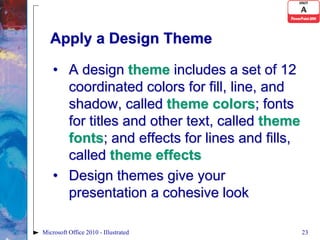 Theme Effect Powerpoint 2010 Unit A PPT | PDF