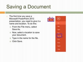 Powerpoint 2013 tutorial | PPTX
