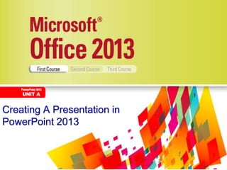 Creating A Presentation in
PowerPoint 2013
 