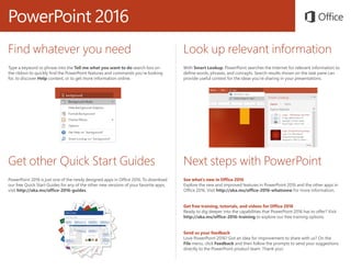 Power point 2016 | PDF