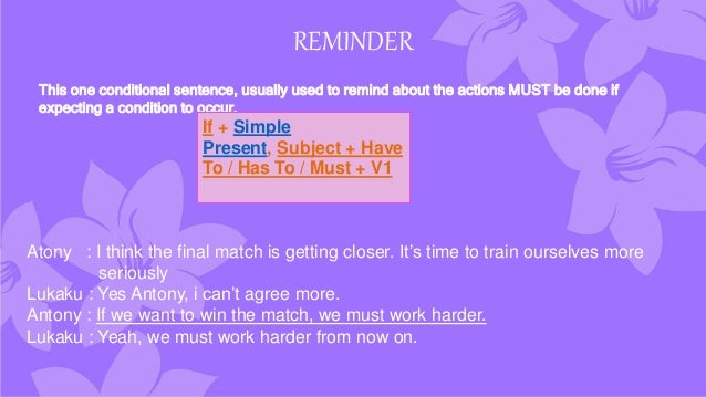 If Clause Conditional Sentences Presentation