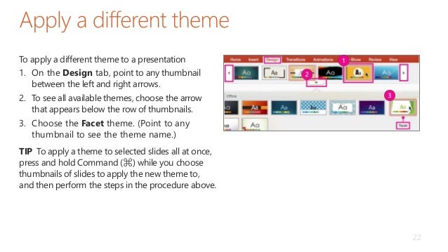 facet theme powerpoint