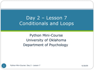 Powerpoint 2_Conditionals_Exercises- Python.ppt