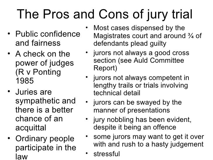 American Jury System Pros And Cons Gazemoms