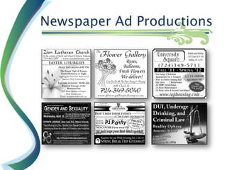 Newspaper Ad Productions
 
