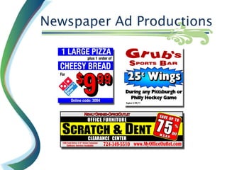 Newspaper Ad Productions
 