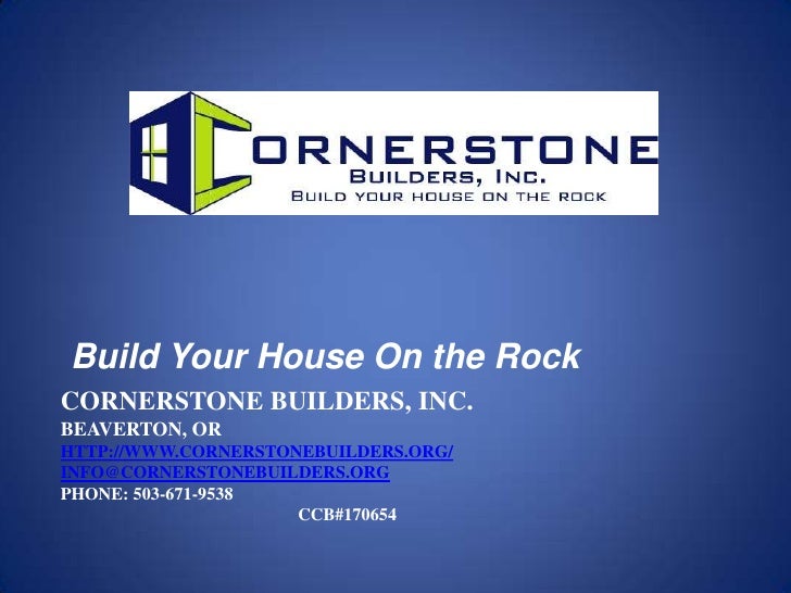 Cornerstone Builders, Inc.