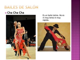 Tango: Su origen se remonta al año 1860 en los suburbios de
Buenos Aires.

 