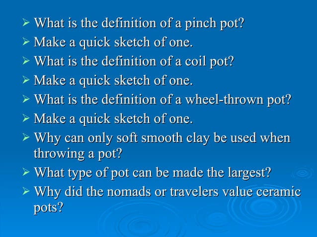 Power point 4 7 a and 7c ceramics | PPT