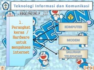 1.
Perangkat
keras /
Hardware
untuk
mengakses
internet

 