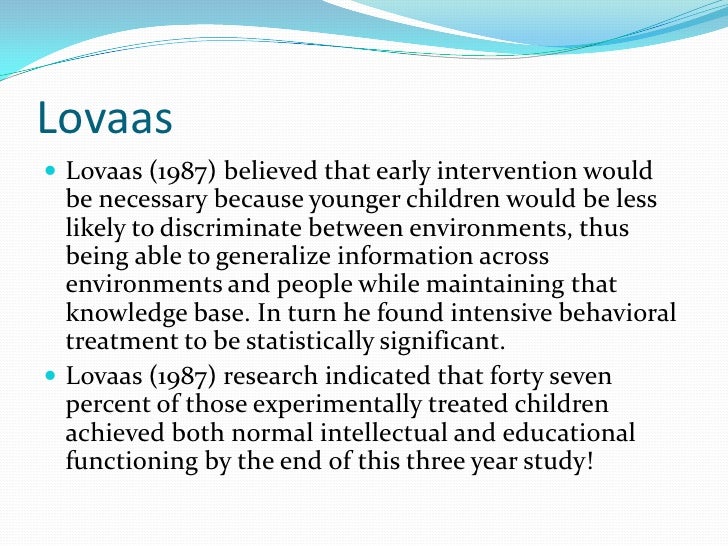 Lovaas Method Lovaas Method Of Aba Therapy , What Is The Lovaas Method Of ABA Therapy ...