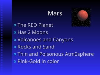 PowerPointabouttheSolarSystem.ppt. solar system | PPT