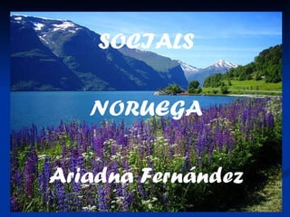 SOCIALS NORUEGA Ariadna Fernández  
