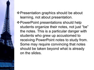 Effective Use of PowerPoint As A Presentation Tool