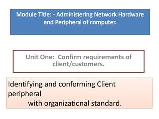 powerpoint administer hardware peripherals.pptx