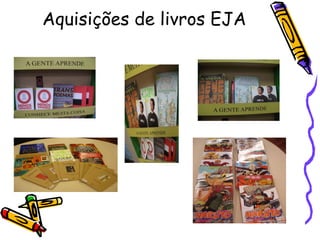 Aquisições de livros EJA 