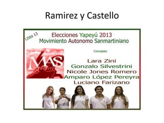 Ramirez y Castello

 