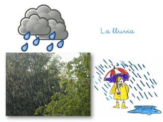 La lluvia
 