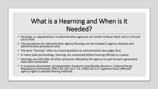 ADMINISTRATIVE LAW & ADMINISTRATIVE AGENCIES | PPTX