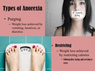 Types of AnorexiaPurging