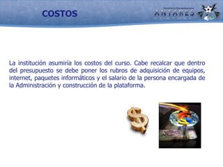 PROGRAMAPROGRAMA DE CAPACITACIÓN DOCENTE EN LA IMPLEMENTACIÓNE INTEGRACION DE LAS TIC'S EN EDUCACIÓNPARA LA “UNIVERSIDAD TECONOLÓGICA INDOAMÉRICA” EstándaresConocer las implicaciones del uso de las Tecnologías en educación y sus posibilidades para apoyar su sector curricular