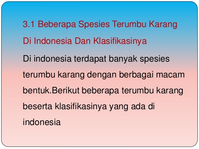 Power point terumbu karang