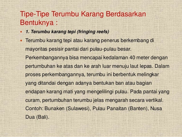 Power point terumbu karang