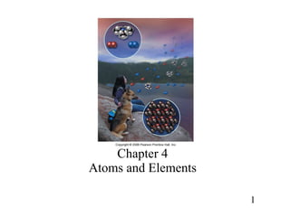 Chapter 4 Atoms and Elements 