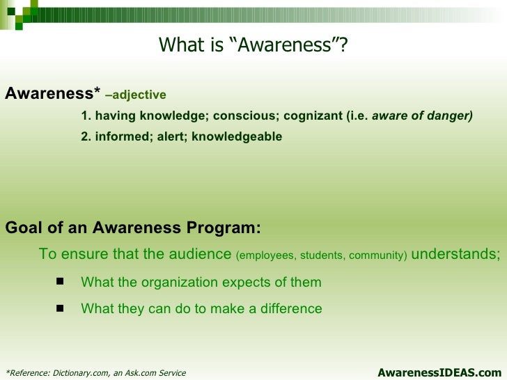 Power Point Awareness Ideas 2010 Feb Bw