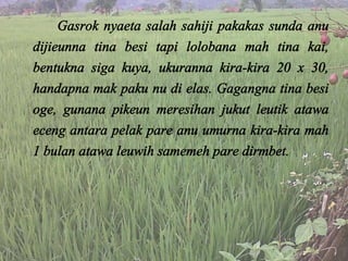 Perkara Pakakas Urang Sunda