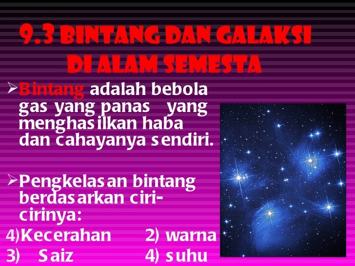 Bintang Dan Galaksi Dalam Alam Semesta Youtube