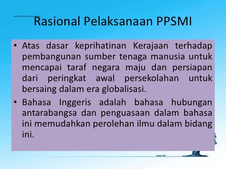 Powerpoint bahasa  pengantar