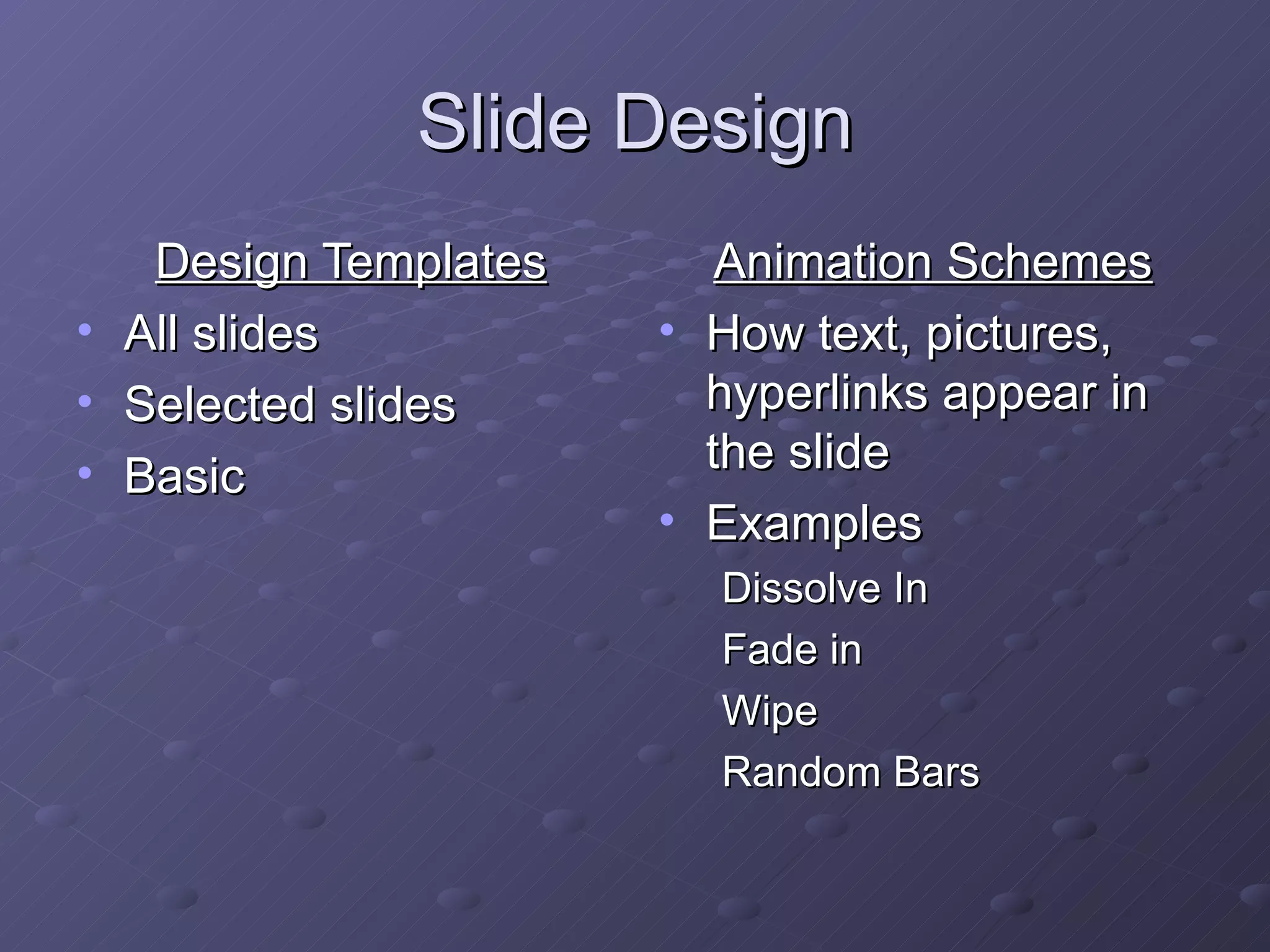 Power Point Basics | PPT