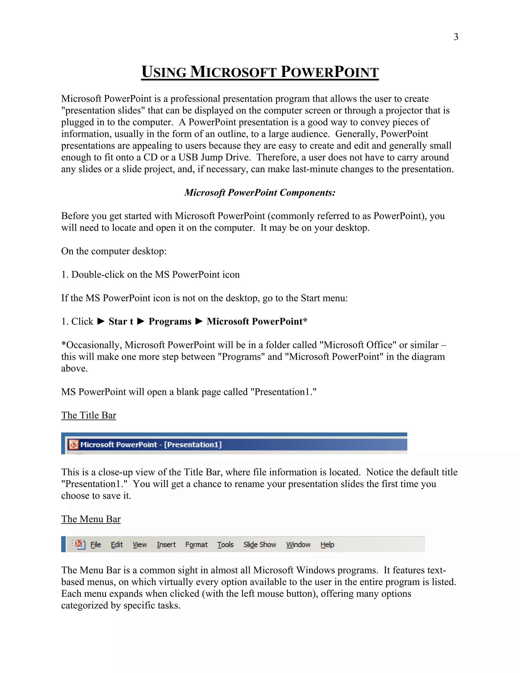 Powerpoint basics | PDF