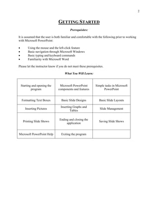 Powerpoint basics | PDF
