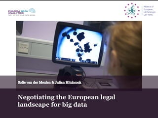 Negotiating the European legal 
landscape for big data 
 