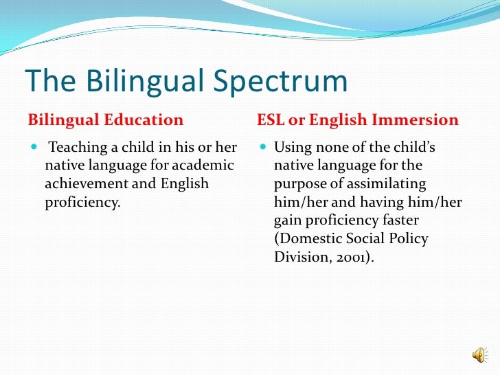 Power Point Bilingual Education Final 2