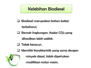 Apa salah sijine keunggulan menggunakan biofuel