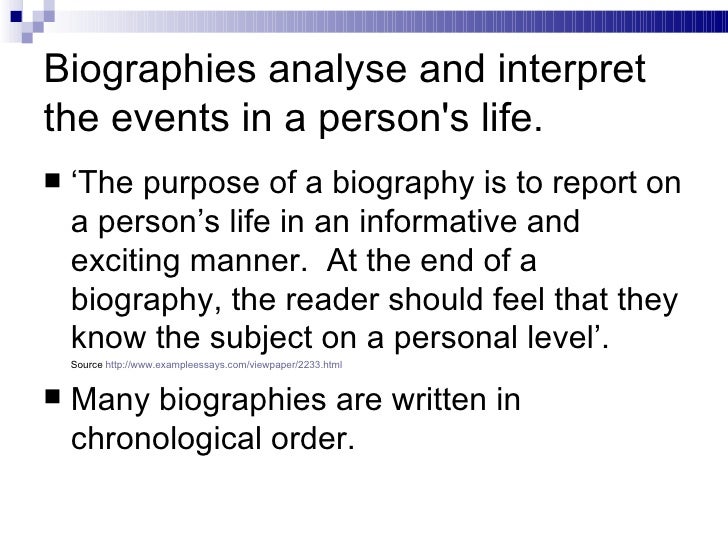 powerpoint biography