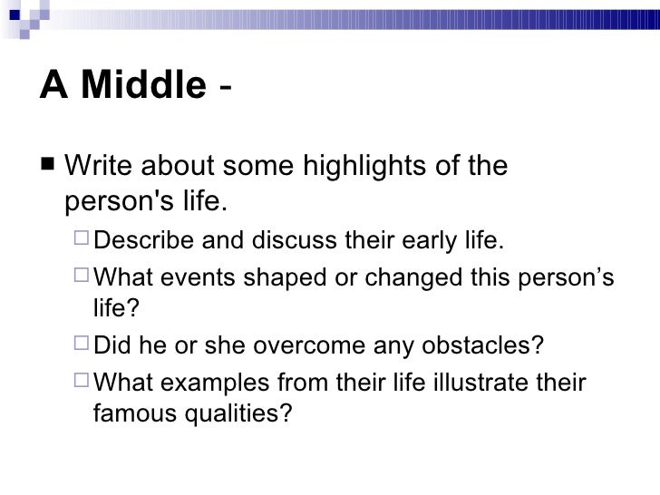 powerpoint biography