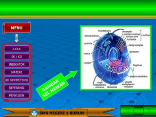 MENU




    JUDUL

   SK / KD

  INDIKATOR

   MATERI

UJI KOMPETENSI
                       AR N
                     MB W A
                  GA HE
  REFERENSI
                     L
  PENYUSUN        SE


                 SMK NEGERI 1 KURUN
 