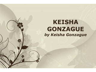 Free Powerpoint Templates KEISHA GONZAGUE by Keisha Gonzague 