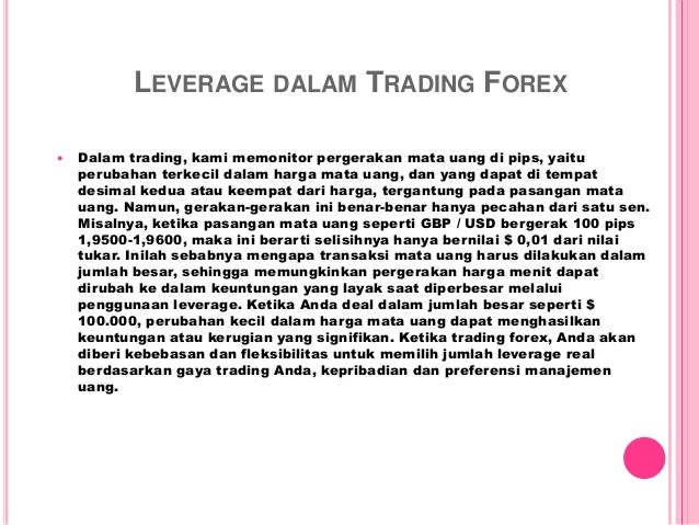 Leverage forex untuk pemula