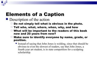 Teaching caption text | PPT