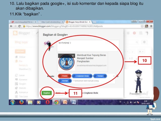 Power point (cara membuat blog)